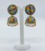 Multicolor Golden Jhumka earring