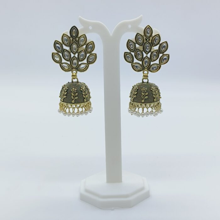 Traditional Gold-Plated Ethnic Jhumkas for Women and Girls